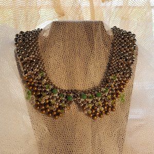 Anthropologie Pam Hiran Peter Pan Collar Necklace